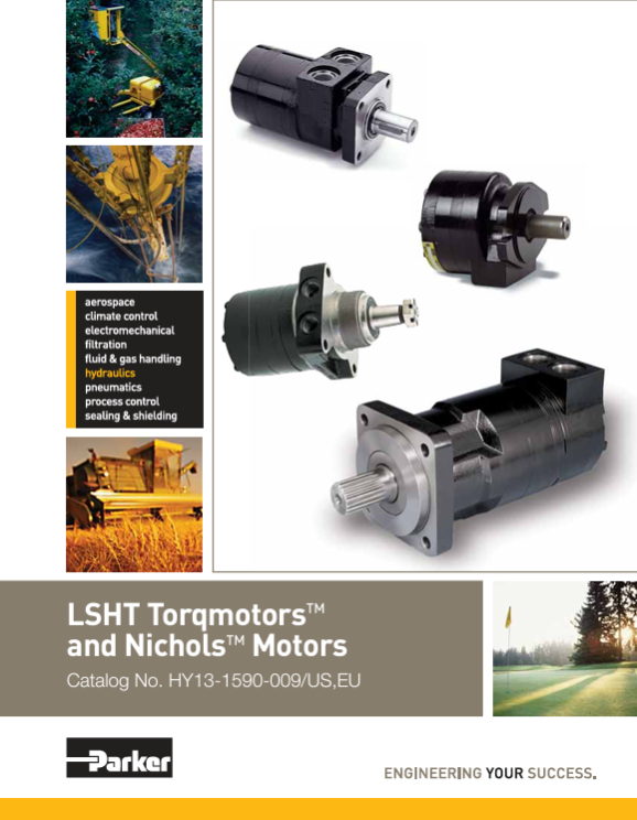 Parker LSHT Torqmotors™ and Nichols™ Motors Catalog Cover